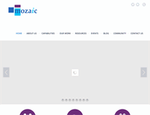 Tablet Screenshot of mozaicmgt.com.au